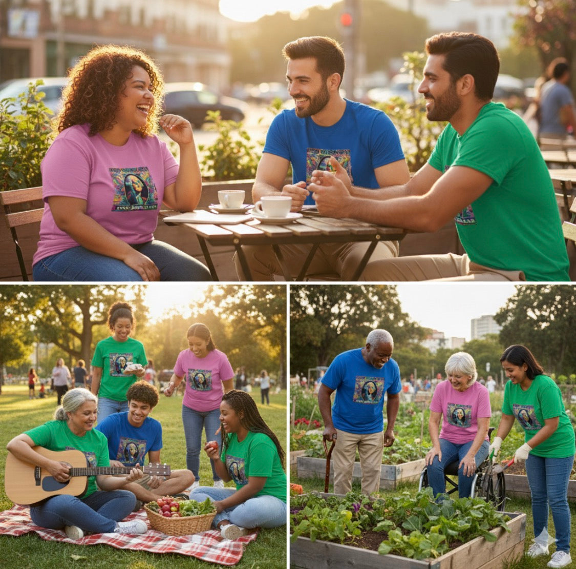 Premium Women Psychedelic Dollar Tee